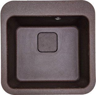 Кухонная мойка Adamant Exist 500x500x190 коричневый 415223, Цемент матовый