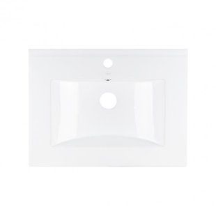 Умивальник Qtap Albatross 600x460x180 White без донного клапану QT01113060CW1, Білий