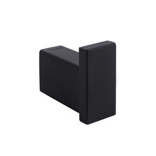Гачок для ванної кімнати Kroner KRP Edelstahl Kubus - SCH3905-1 CV025645, Черный матовый