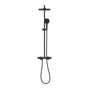 Душевая система термостатическая Grohe QuickFix Vitalio Comfort System 250 Cube 266962431, Черный матовый