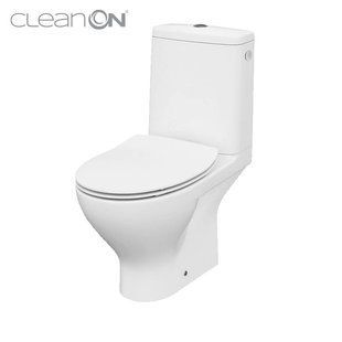 Унитаз-компакт Cersanit Moduo 670 SBTW CleanOn 43 010 3/5 с сиденьем duraplast Slim Soft Close K116-029