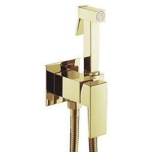 Набір гігієнічного душу прихованого монтажу VBI Loreno gold VBI-050205GL, Золотий