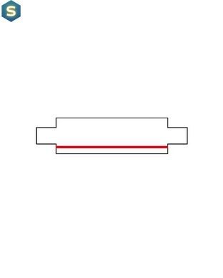 З'єднувач Nowodvorski 8685 Ctls Recessed Power Straight Connector IP20 Bl