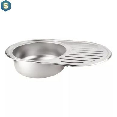 Кухонная мойка 770x500x160 мм + сифон Wezer 7750(06) Deсor, Decor