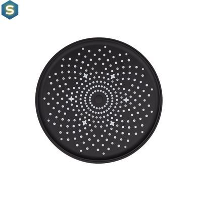 Верхній душ Qtap Hlavova D 230 мм круглий QTHLA107BLM45788 Black matt, Черный матовый