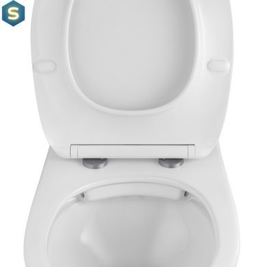 Комплект 4 в 1: Інсталяція Grohe Rapid SL 3 в 1 38772001 + Унітаз безободковий Kroner Oker WHI533536 RIMLESS з сидінням Slim Duroplast / Soft-close / Quick relase KO533536WHIR (38772001KO533536)