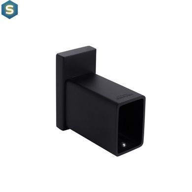 Гачок для ванної кімнати Kroner KRP Edelstahl Kubus - SCH3905-1 CV025645, Черный матовый