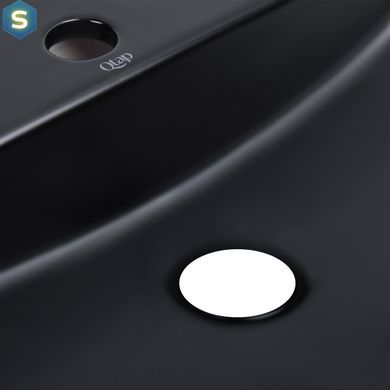 Умивальник Qtap Scorpio 610x400x120 Black matt QT142203MBMBN, Черный матовый