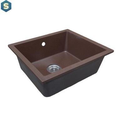 Кухонна мийка Adamant Catalana 530x455x200 Бежевий коричневий 000000957, Бежевий