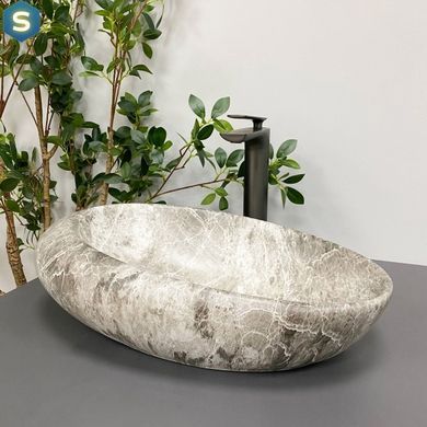 Умывальник (раковина) VBI VICENZA MOON MATT накладной, Каппучино