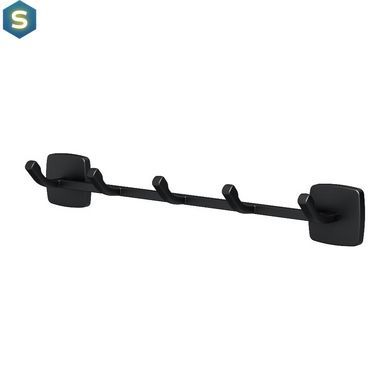 Набір гачків для рушників Am.Pm Gem black A9035922, Черный матовый