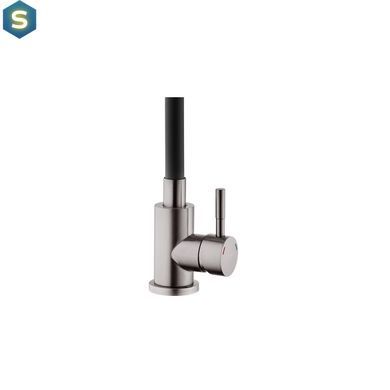 Змішувач для кухні Kroner KRP Edelstahl Klassisch - PVD035BLK, Чорний/золото