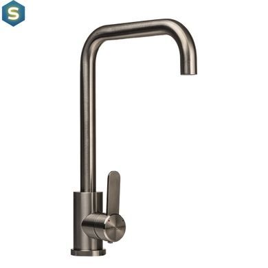 Змішувач для кухні Globus Lux Wien SUS2-203L, Графитовый хром