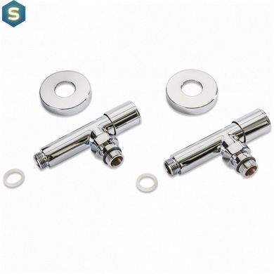 Кран кутовий Luxon подовжений для рушникосушки 1/2"-1/2" (ZZ-5101)