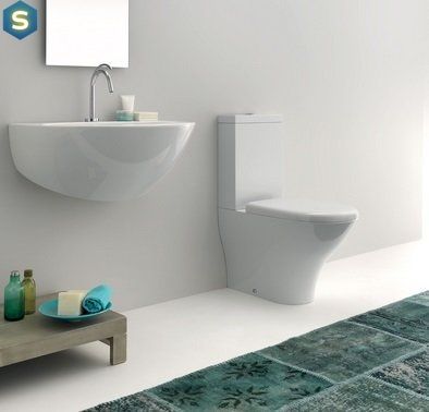 Чаша напольного унитаза Kerasan Aquatech 371701, Белый