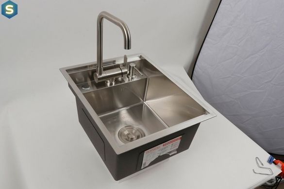 Кухонна мийка CM 40x50 прихована нержавійка Platinum Handmade, Нержавіюча сталь