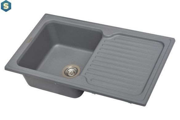 Кухонна мийка гранітна Miraggio Orlean gray 861x496x210 00209306, Каппучино