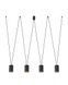 Подвесной светильник Nowodvorski 7814 More tone GU10 4x10W IP20 Bl