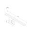 Світильник Nowodvorski 10667 Cezanne LED 1x15W 3000K 1100Lm IP44 Chrome