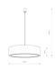 Підвісний світильник Nowodvorski 8942 Mist E27 3x25W IP20 Wh