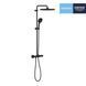 Душевая система термостатическая Grohe QuickFix Vitalio Comfort System 250 Cube 266962431, Черный матовый