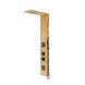Душевая панель Corsan Basti bamboo black с термостатом B002TBL, Дуб