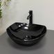 Умывальник VBI Ronta dark black glossy накладной VBI-017301, Черный/золото