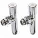 Кран кутовий Luxon подовжений для рушникосушки 1/2"-1/2" (ZZ-5101)