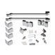 Душова кабіна Qtap Capricorn CRM10128RC6 120x80 см, скло Clear 6 мм, покриття CalcLess без піддона, Хром, Універсальна, прозорий