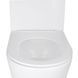 Унітаз підвісний Qtap Swan безободковий Ultra Quiet з сидінням Soft-close QT16335179W, Білий