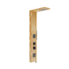 Душевая панель Corsan Basti bamboo black с термостатом B002TBL, Дуб