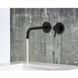 Смеситель для раковины настенный Paffoni Light излив 248 мм black matt LIG106NO70, Черный матовый