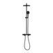 Душевая система термостатическая Grohe QuickFix Vitalio Comfort System 250 Cube 266962431, Черный матовый