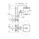 Душевая система термостатическая Grohe QuickFix Vitalio Comfort System 250 Cube 266962431, Черный матовый