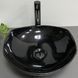 Умывальник VBI Ronta dark black glossy накладной VBI-017301, Черный/золото