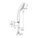 Душевой набор Grohe QuickFix Vitalio Joy 110 Mono 27324000, Хром