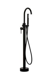 Змішувач для ванни Corsan Lugo black matt підлоговий CMB7535BL, Черный матовый