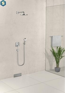 Шлангове під'єднання Hansgrohe FixFit E зі зворотнім клапаном Brushed Bronze 26457140