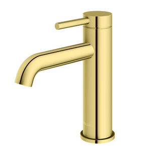 Смеситель для умывальника Kohlman Axel gold QB105AGD, Золотой