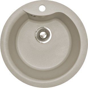 Кухонная мойка Adamant Wave &Oslash;485x210 Sand сахара 214223, Sand