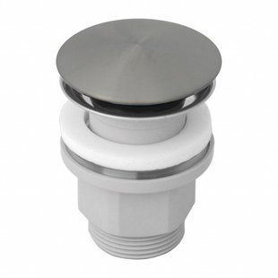 Донный клапан Omnires click-clack inox A64IN, Нержавеющая сталь