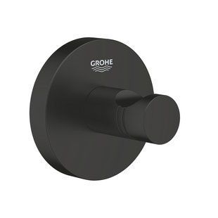 Гачок для ванної кімнати Grohe QuickFix Start 411732430, Черный матовый