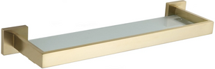 Полка стеклянная подвесная Mexen Vox Gold MEX-707037-55, Золотой