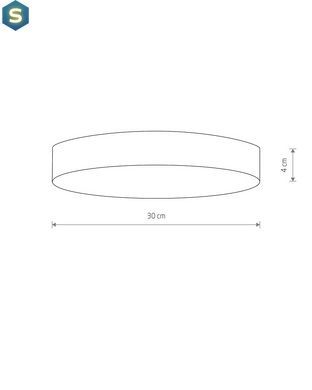 Потолочный светильник Nowodvorski 10418 Lid Round Led 1x50W 4000K 4500Lm IP20 Bl