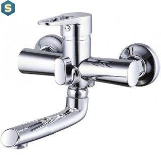 Смеситель для ванны Wezer PUD3-045, хром, Хром