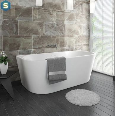 Ванна акриловая пристенная Rea Capri 150x75 white REA-W9800, Белый