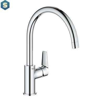 Комплект смесителей для ванной комнаты и кухни Grohe QuickFix Start Edge UA202501SK, Хром