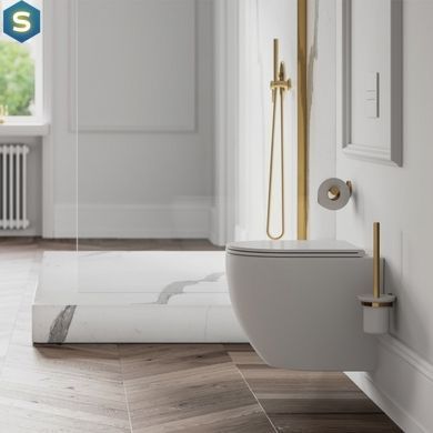 Йоржик для унітазу Omnires Darling gold DA70620GL, Золотий