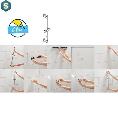 Комплект смесителей для ванной комнаты и кухни Grohe QuickFix Start Edge UA202501SK, Хром