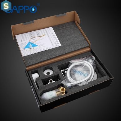 Набор гигиенического душа скрытого монтажа белый/хром Gappo Noar 1/8 G7248, Белый